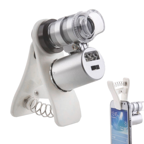 Универсальный светодиодный микроскоп/лупа 60х